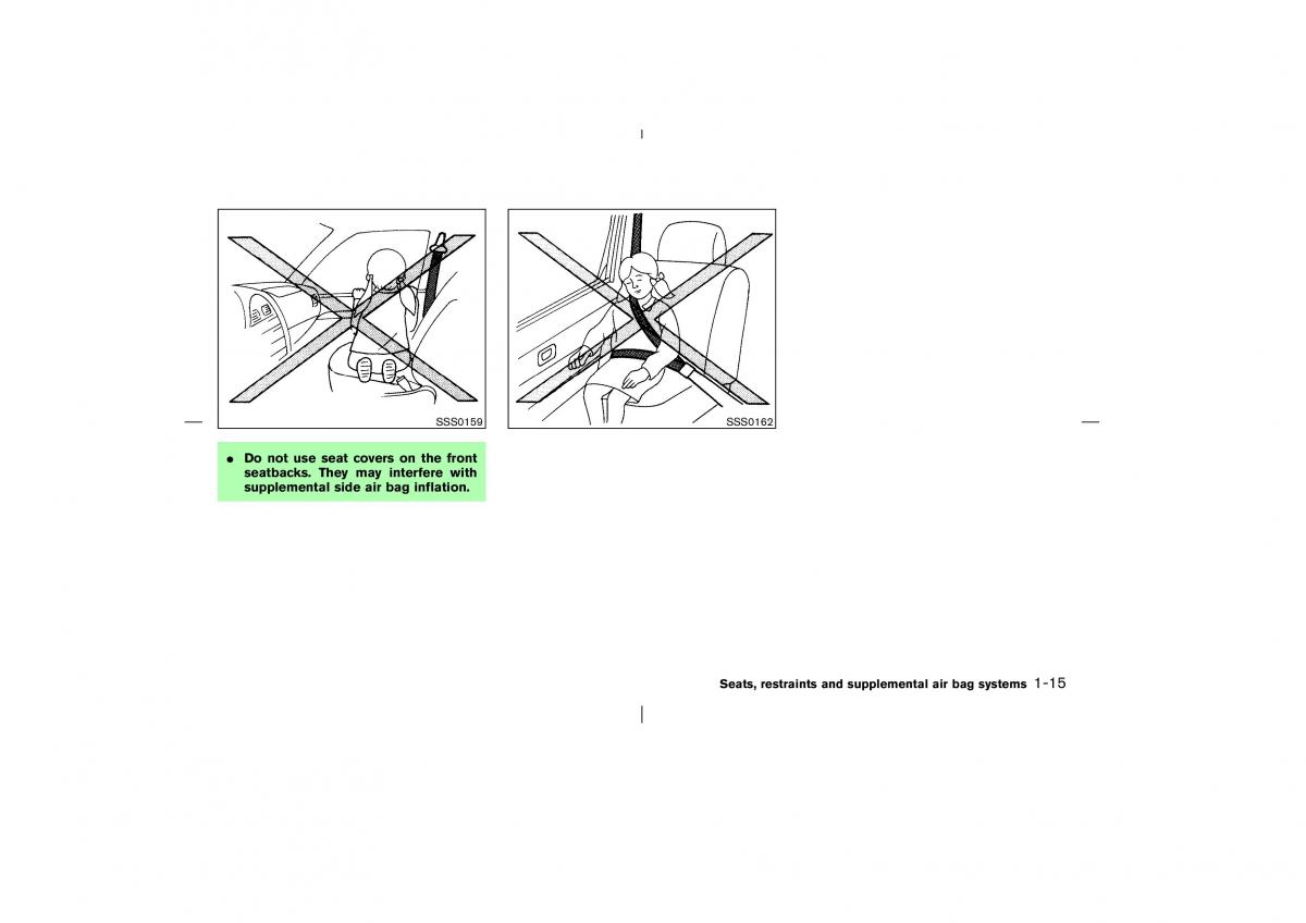 Nissan Pathfinder II 2 owners manual / page 22