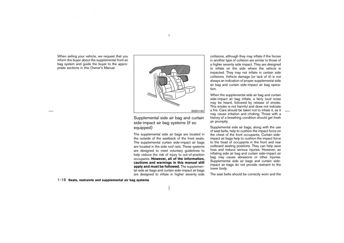 Nissan Pathfinder II 2 owners manual / page 25