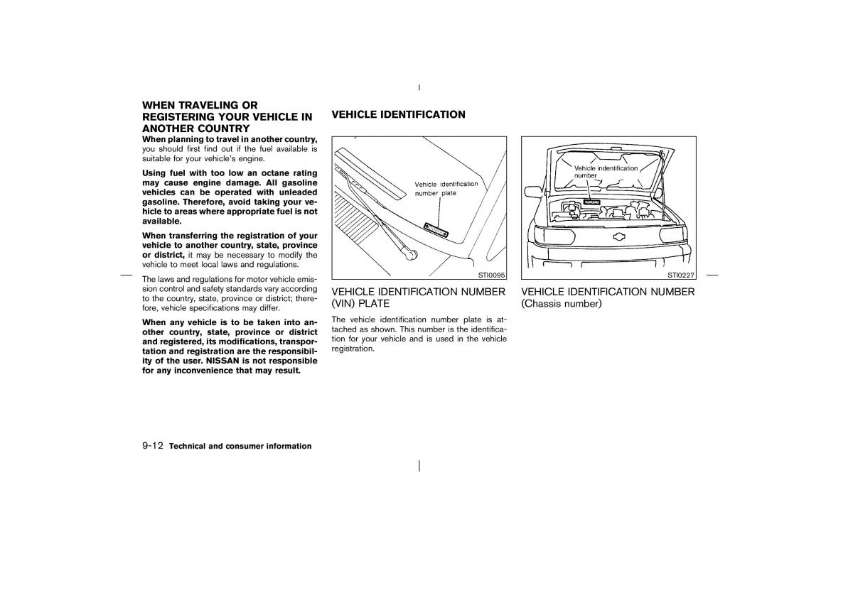 Nissan Pathfinder II 2 owners manual / page 275