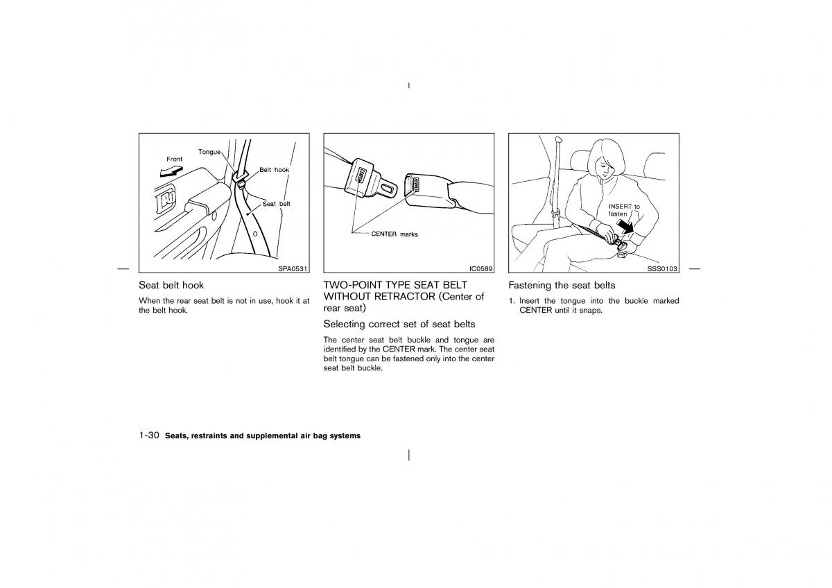 Nissan Pathfinder II 2 owners manual / page 37