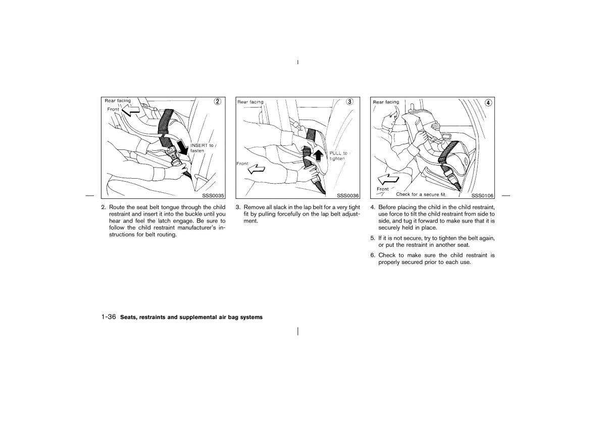 Nissan Pathfinder II 2 owners manual / page 43