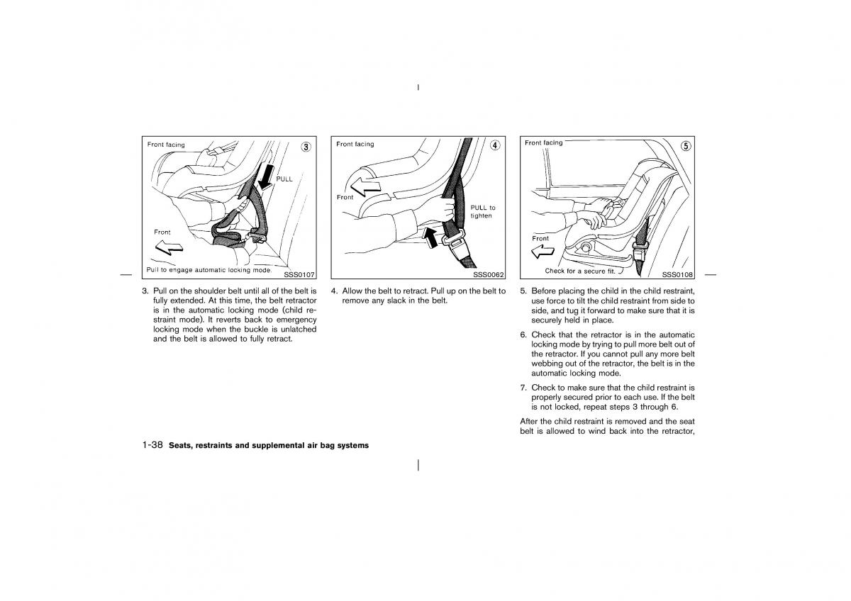 Nissan Pathfinder II 2 owners manual / page 45