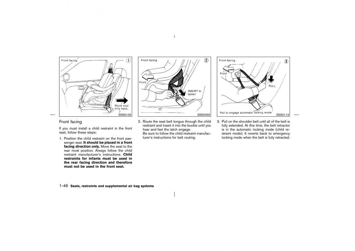 Nissan Pathfinder II 2 owners manual / page 53