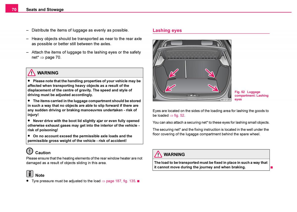 Skoda Fabia I 1 owners manual / page 71