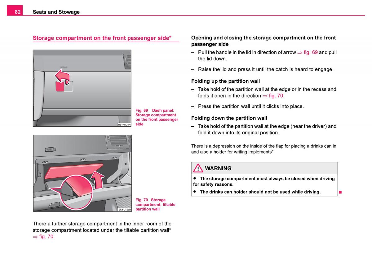 Skoda Fabia I 1 owners manual / page 83