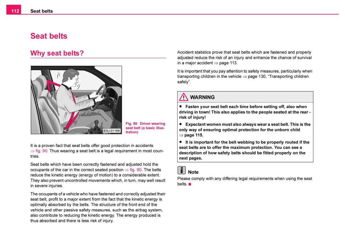 Skoda Fabia I 1 owners manual / page 113