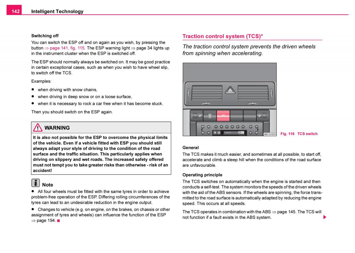 Skoda Fabia I 1 owners manual / page 143