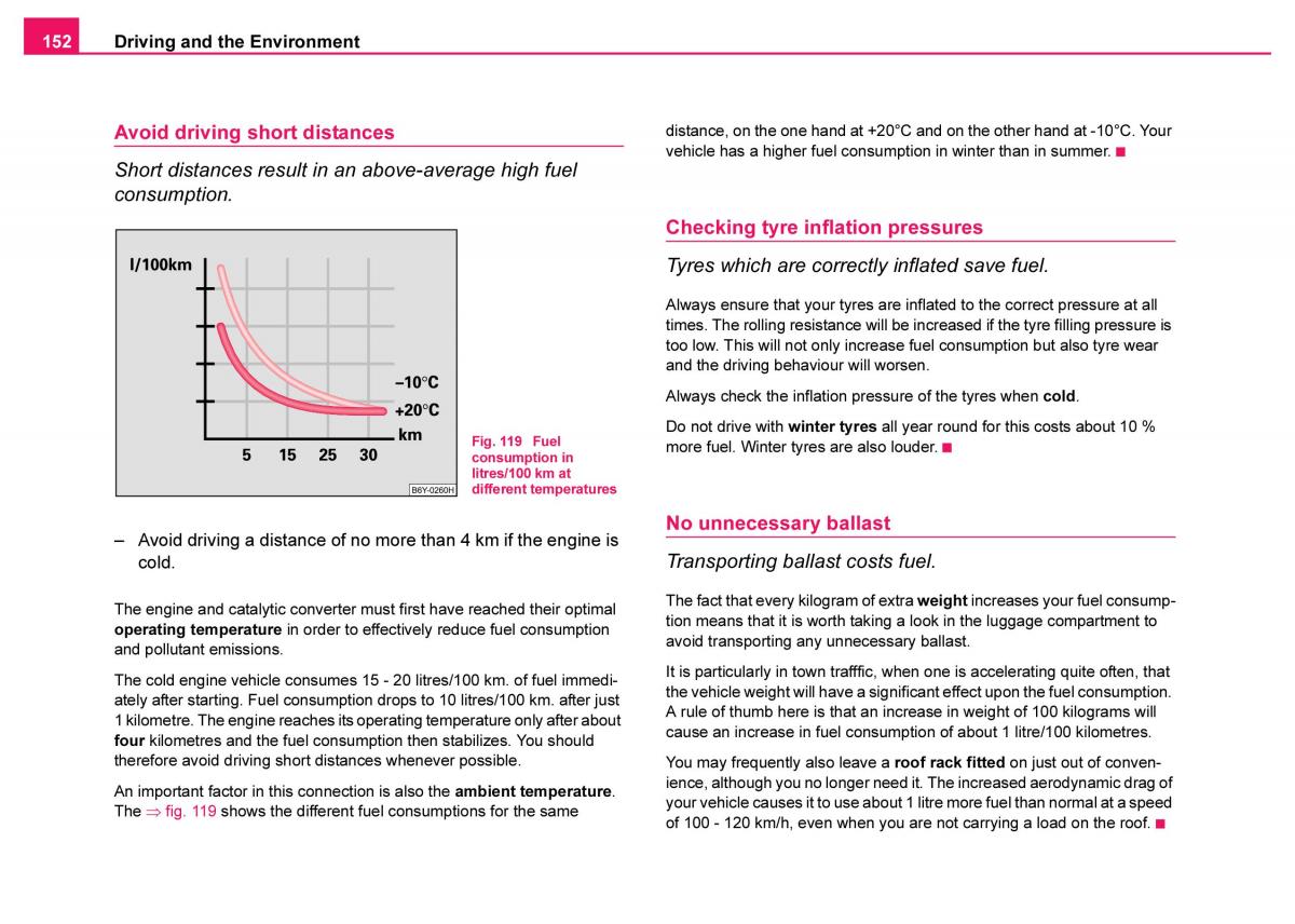 Skoda Fabia I 1 owners manual / page 153