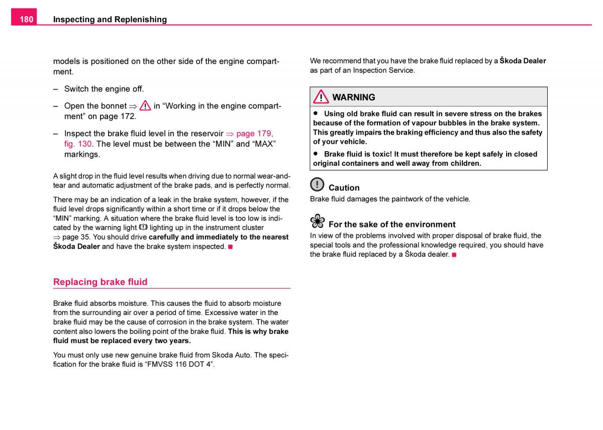 Skoda Fabia I 1 owners manual / page 181