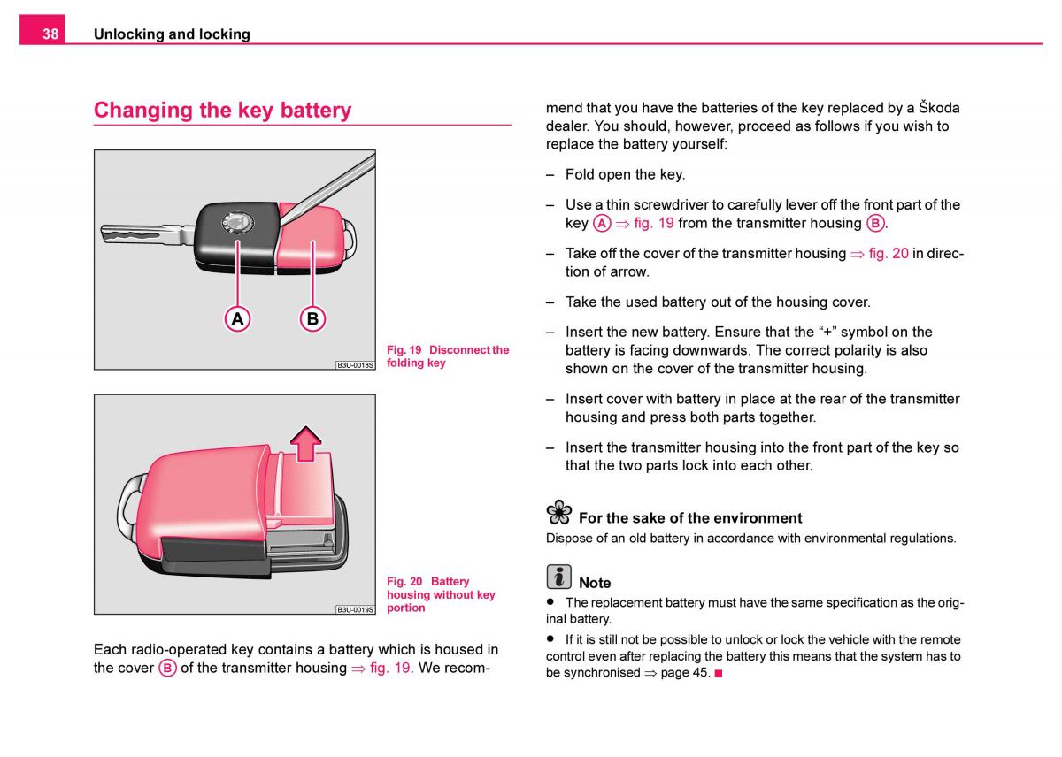 Skoda Fabia I 1 owners manual / page 39