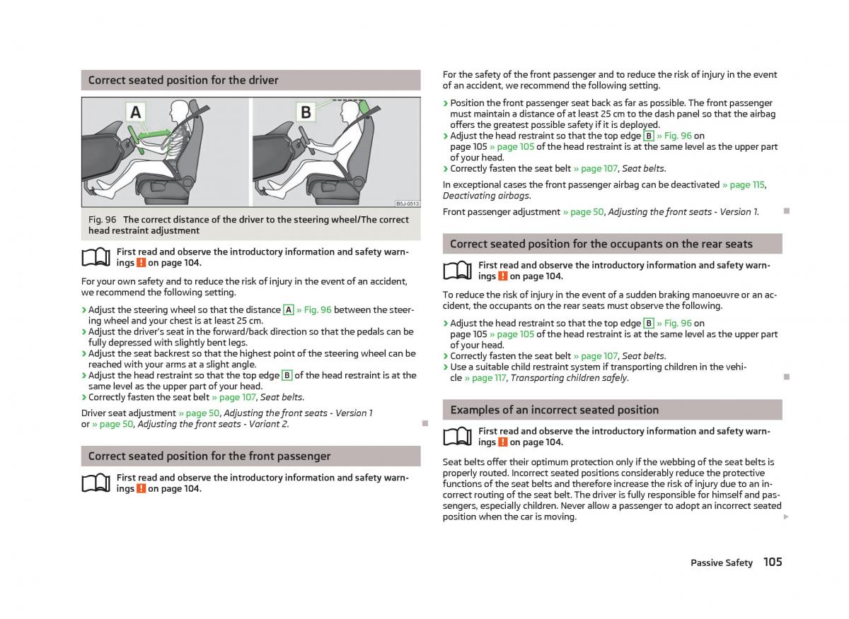 Skoda Fabia II 2 owners manual / page 107