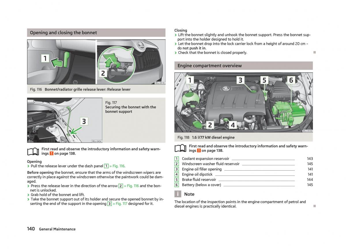 Skoda Fabia II 2 owners manual / page 142