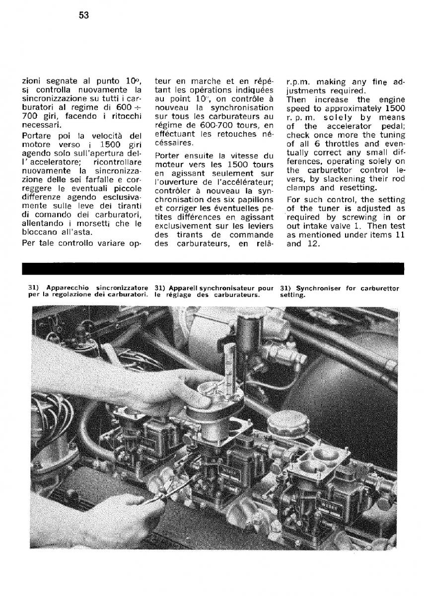 Ferrari 330 GT owners manual / page 56