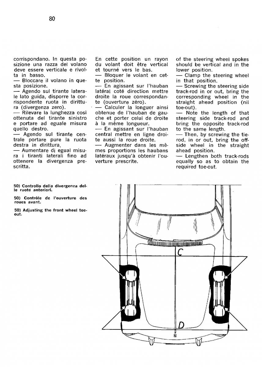 Ferrari 330 GT owners manual / page 83