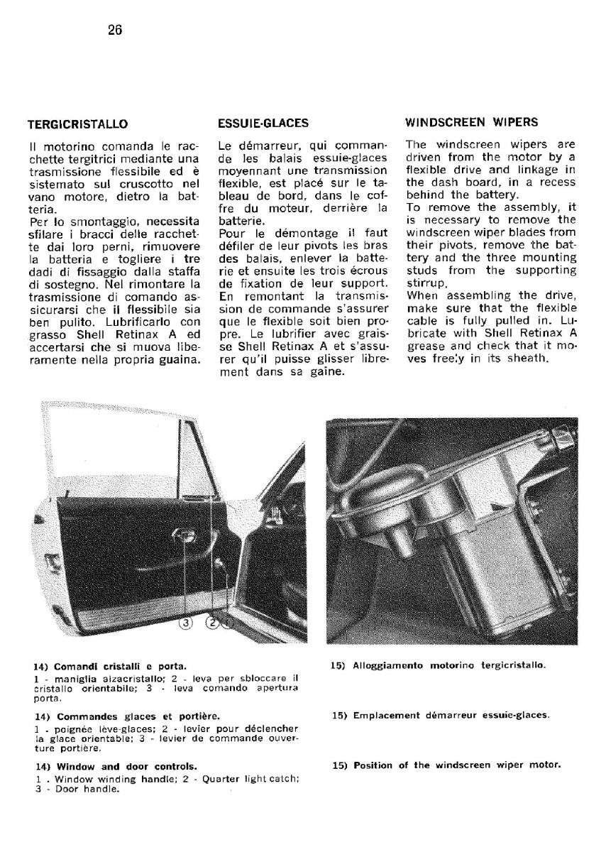 Ferrari 330 GT owners manual / page 29