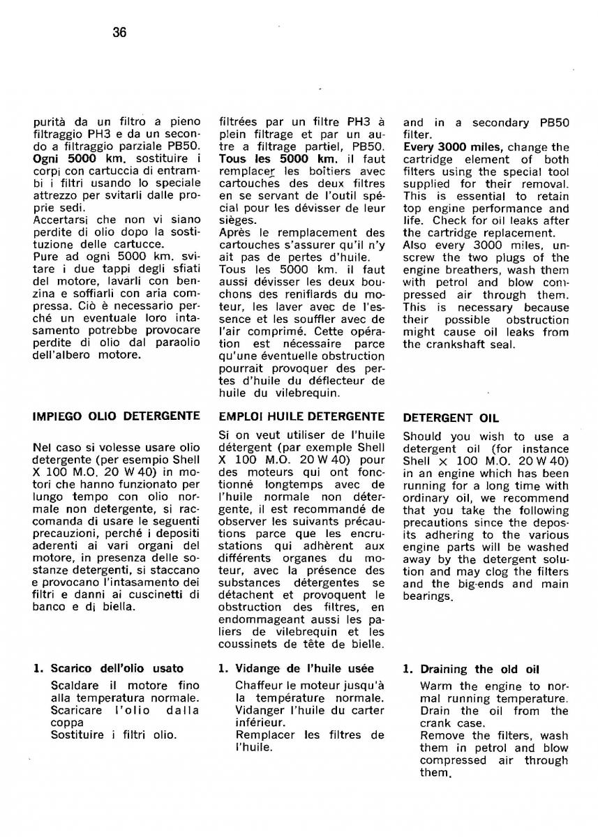 Ferrari 330 GT owners manual / page 39