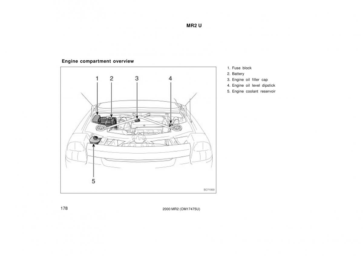 manual  Toyota MR2 Spyder MR S roadster owners manual / page 182