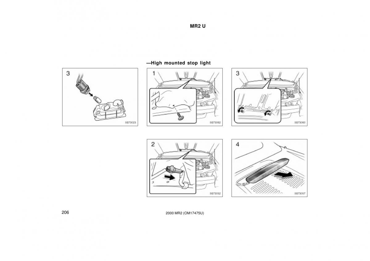 manual  Toyota MR2 Spyder MR S roadster owners manual / page 210