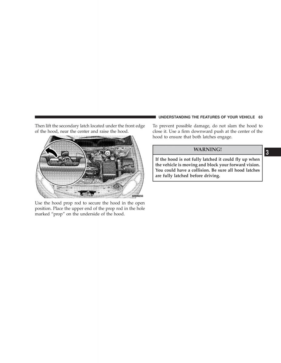 Chrysler Sebring JR27 Convertible owners manual / page 63