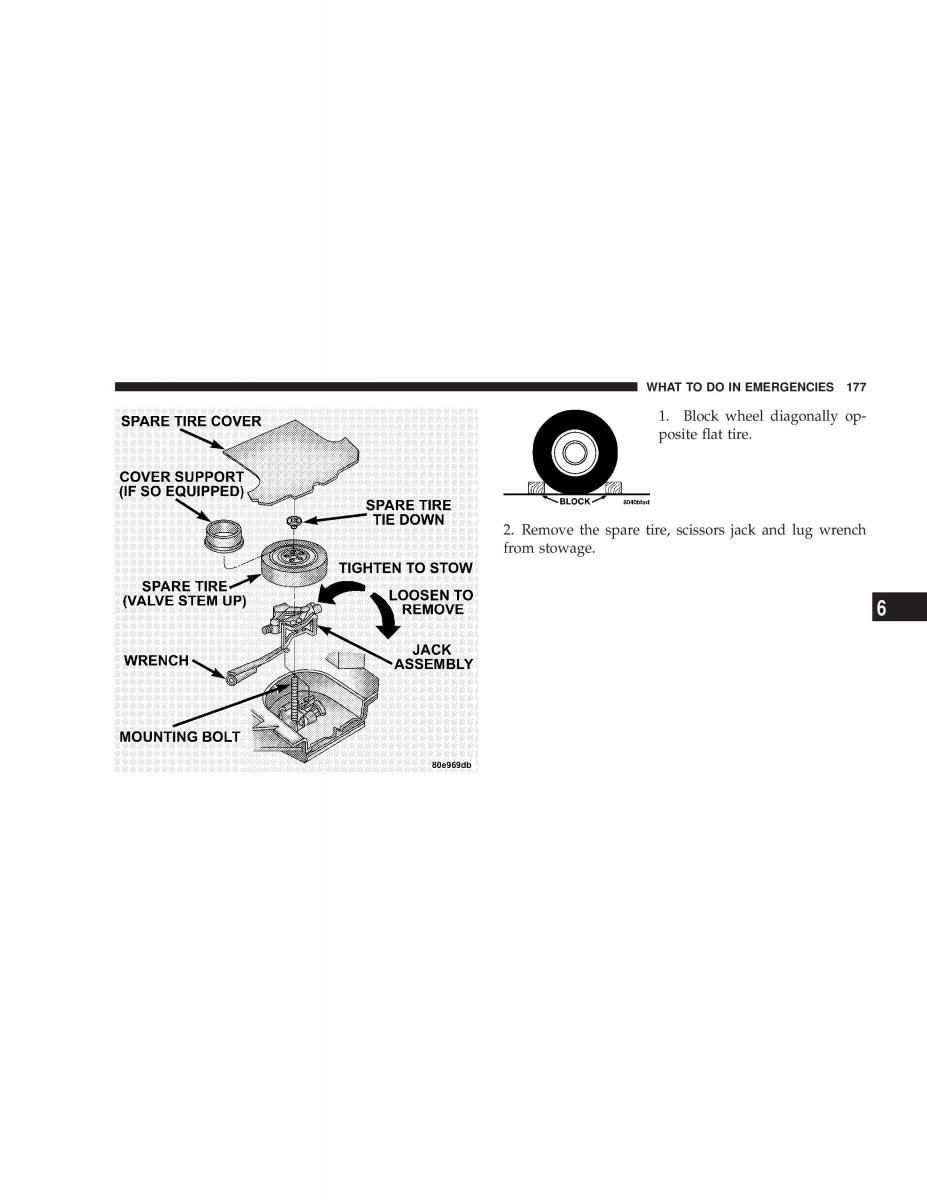 Chrysler Sebring JR27 Convertible owners manual / page 177