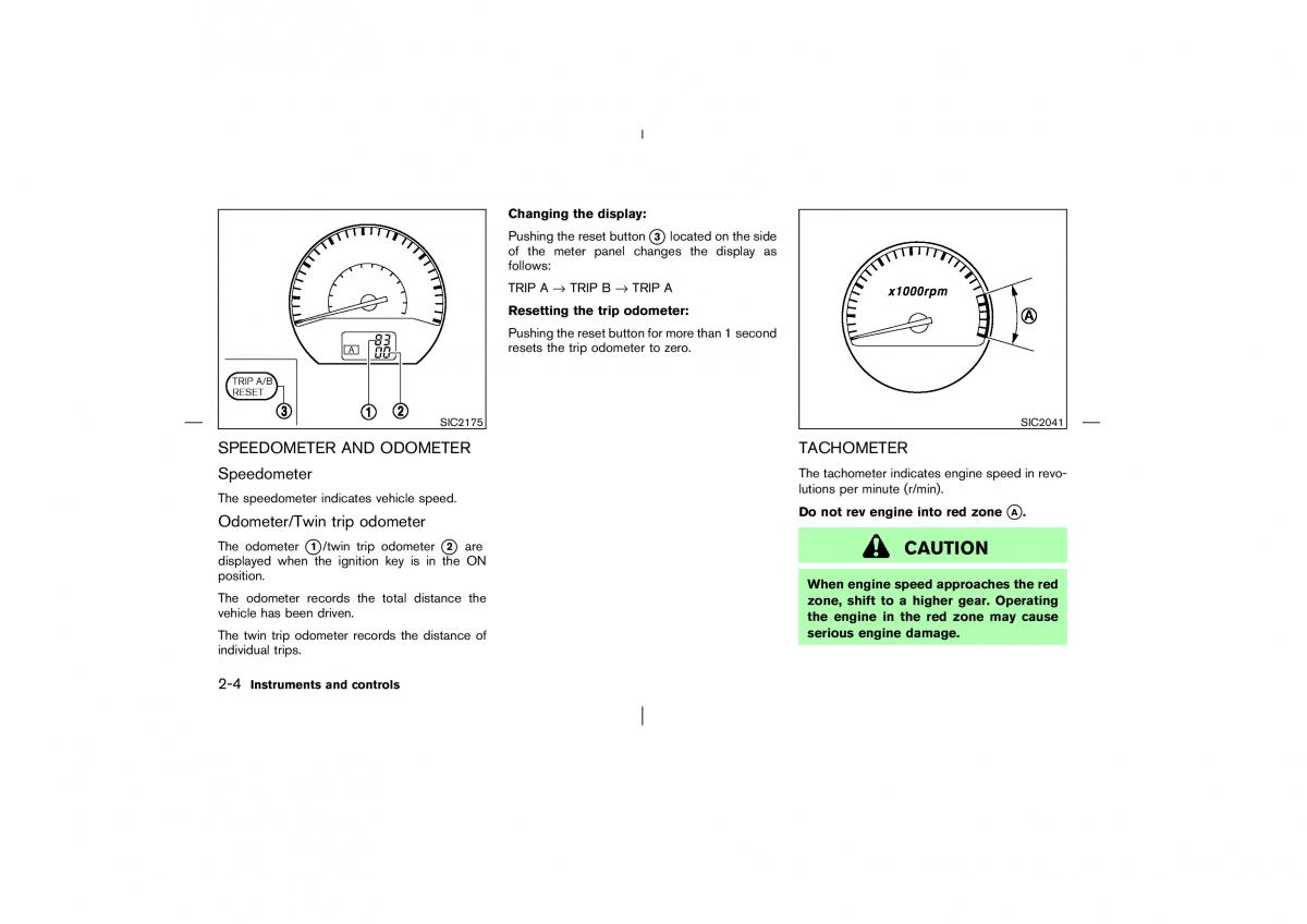 Nissan Murano Z50 owners manual / page 55