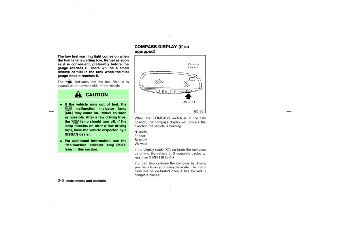 Nissan Murano Z50 owners manual / page 57