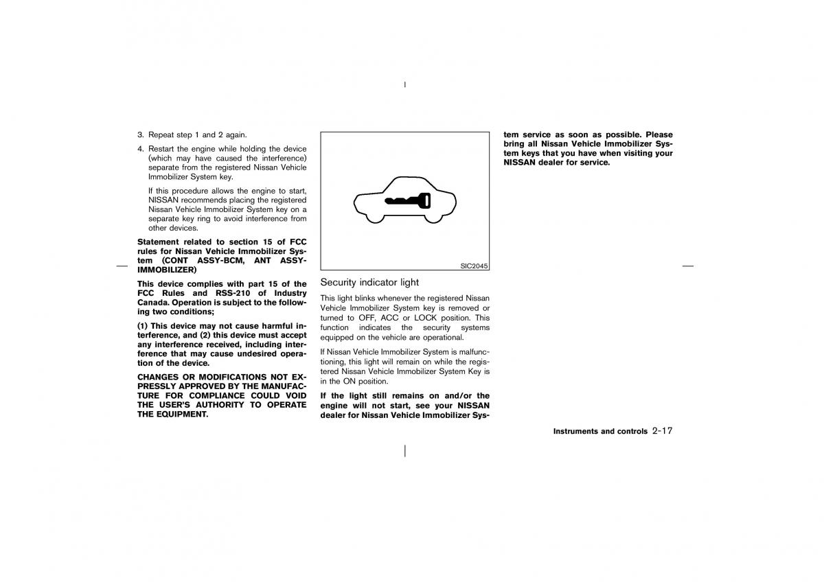 Nissan Murano Z50 owners manual / page 68