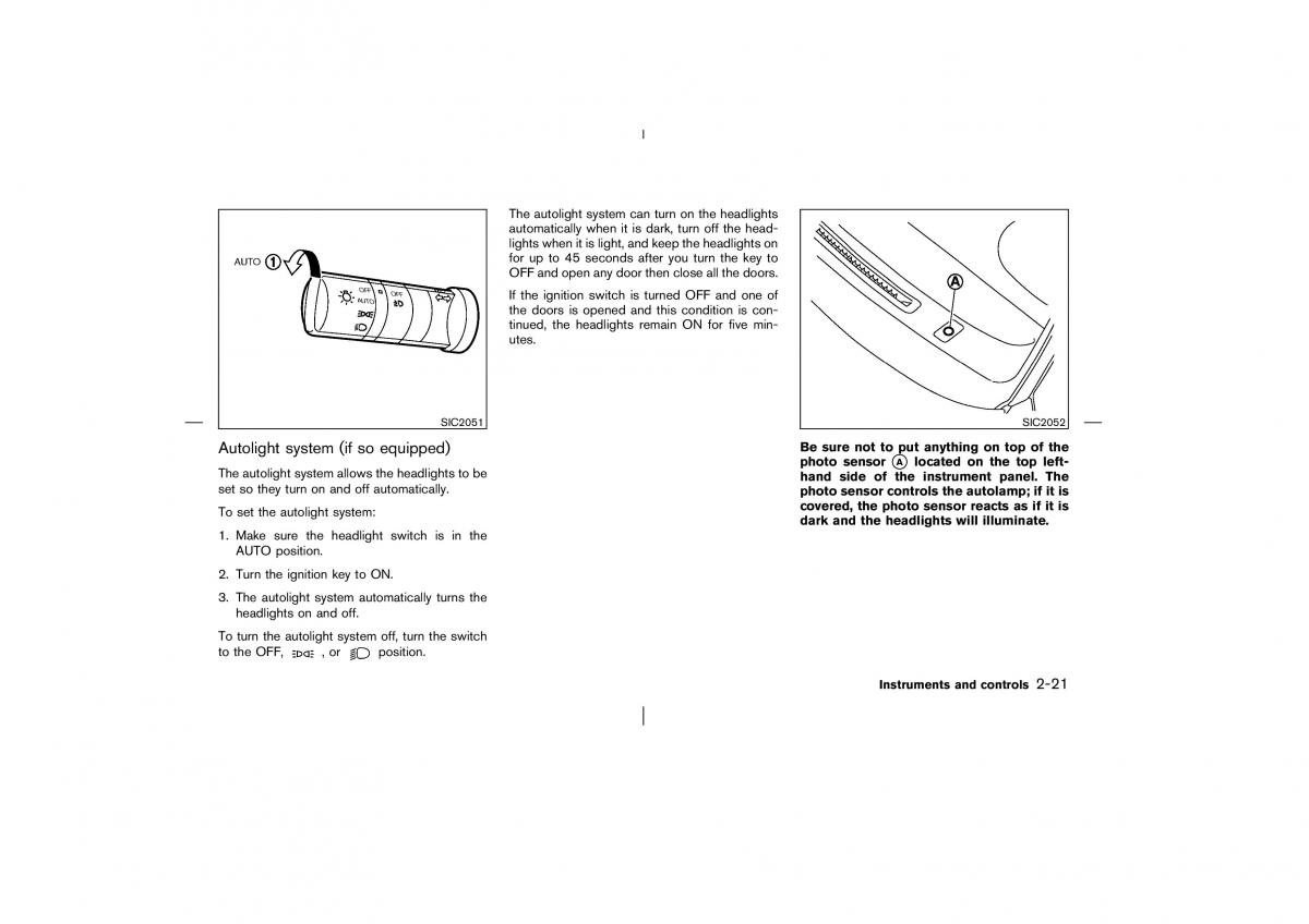 Nissan Murano Z50 owners manual / page 72