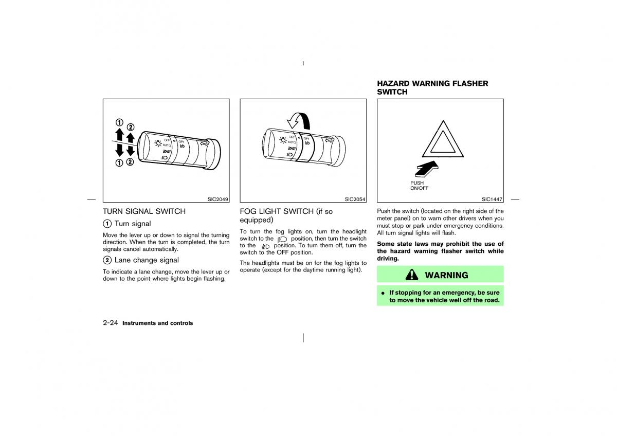 Nissan Murano Z50 owners manual / page 75