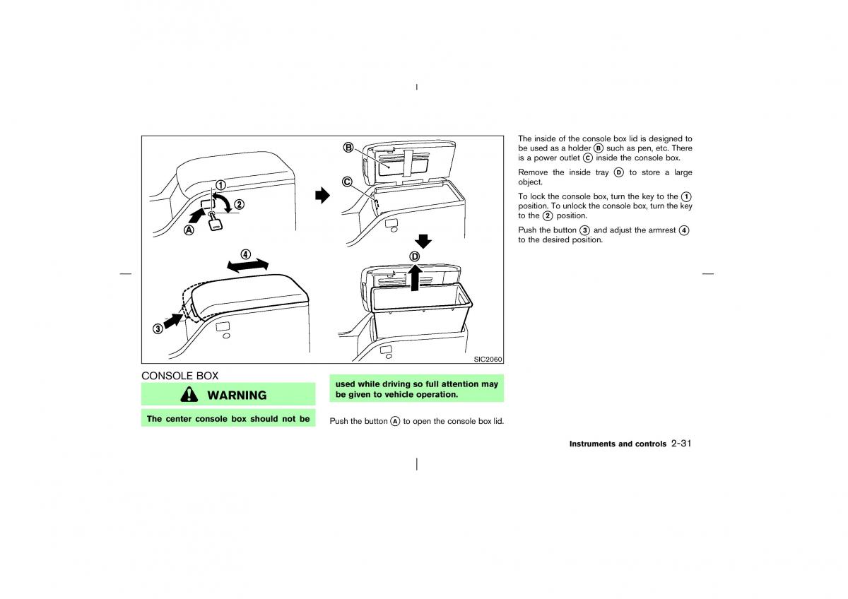 Nissan Murano Z50 owners manual / page 82