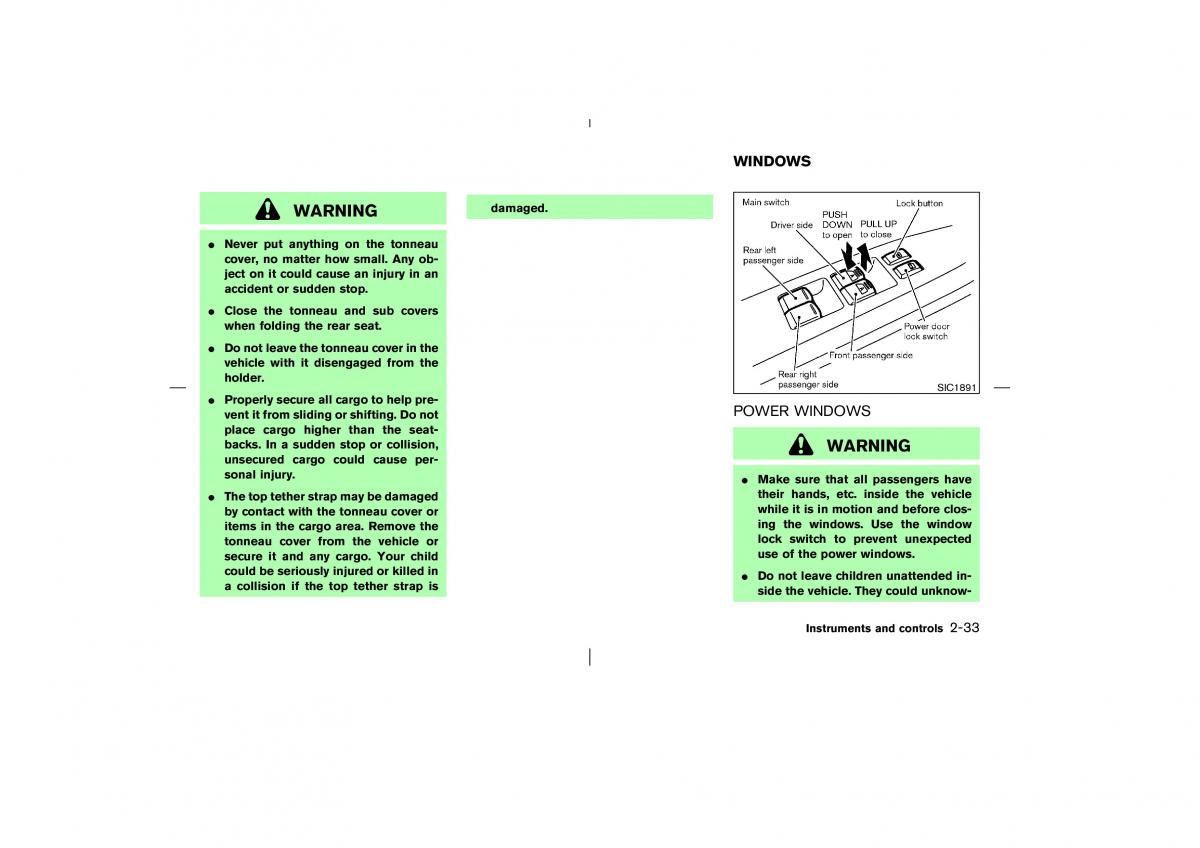 Nissan Murano Z50 owners manual / page 84