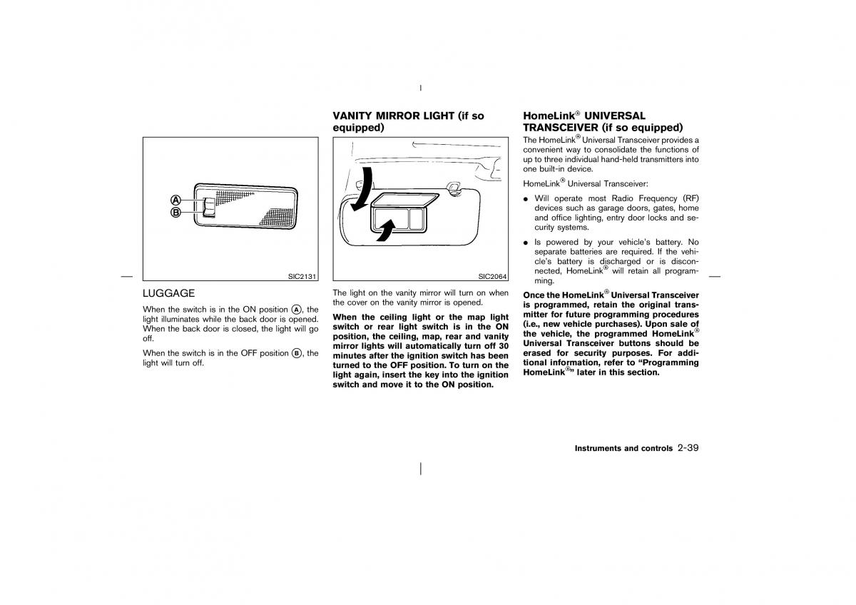 Nissan Murano Z50 owners manual / page 90