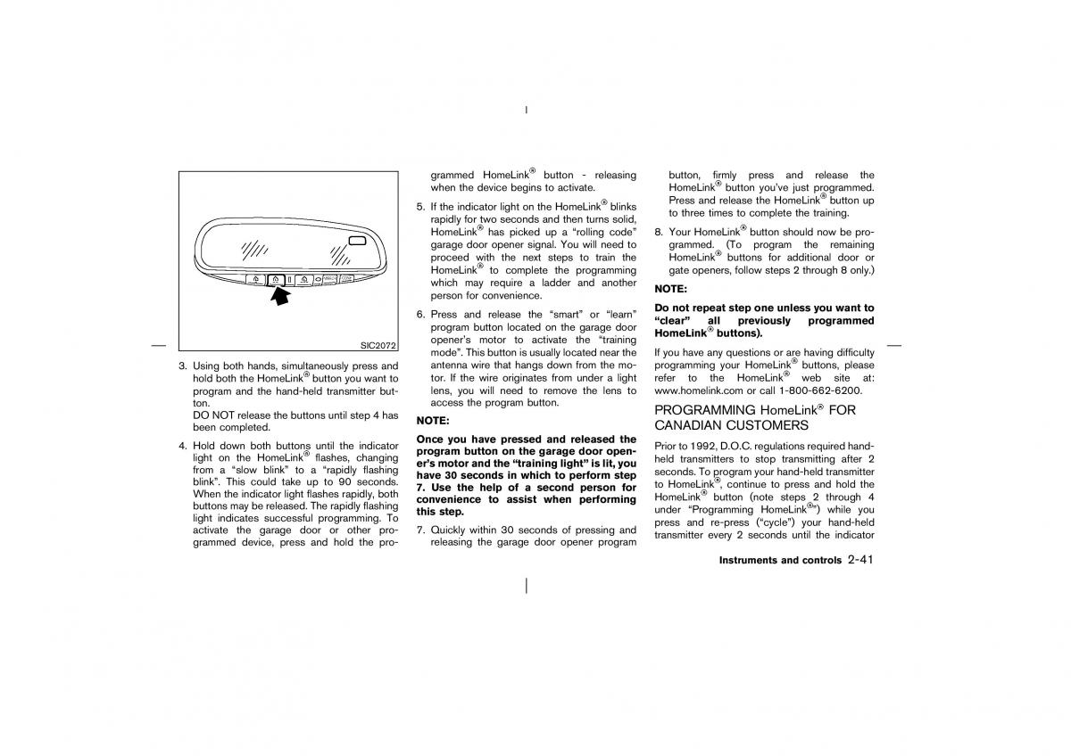 Nissan Murano Z50 owners manual / page 92