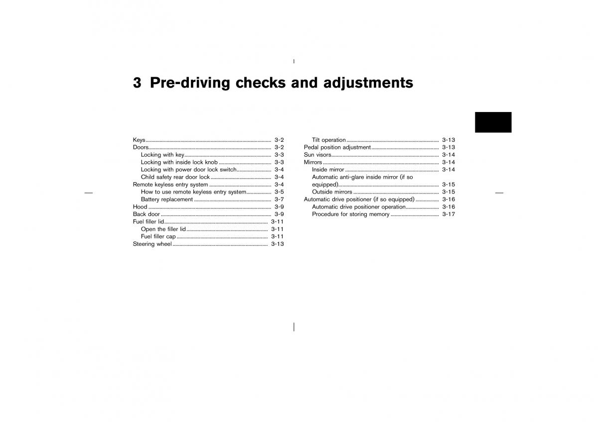 Nissan Murano Z50 owners manual / page 98