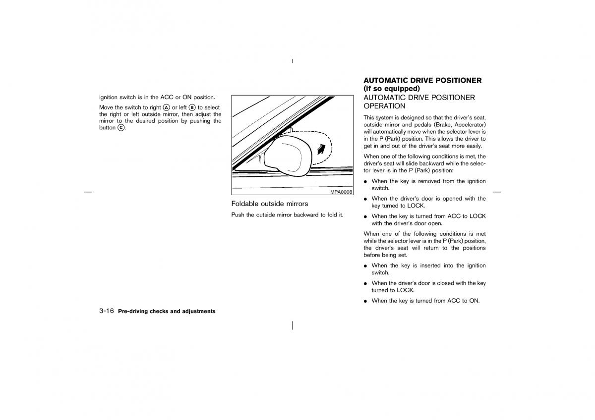 Nissan Murano Z50 owners manual / page 113