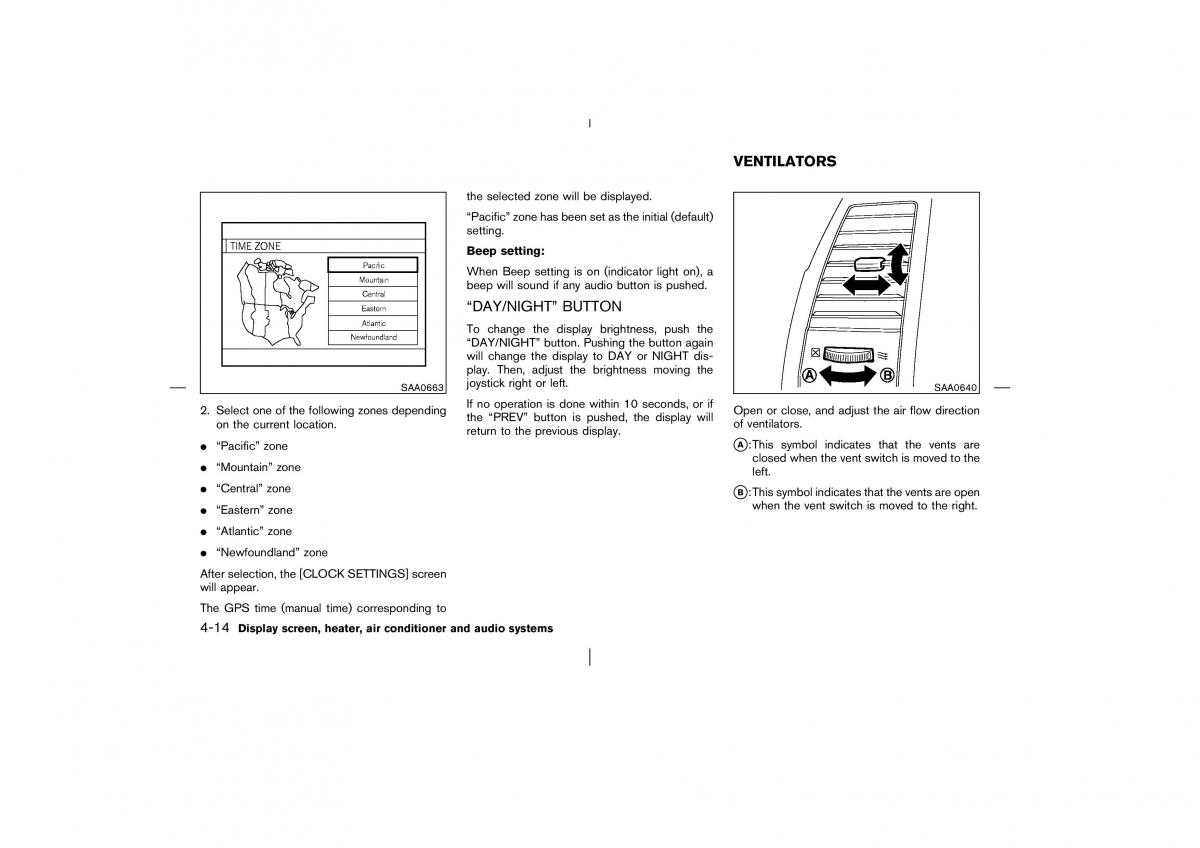 Nissan Murano Z50 owners manual / page 131