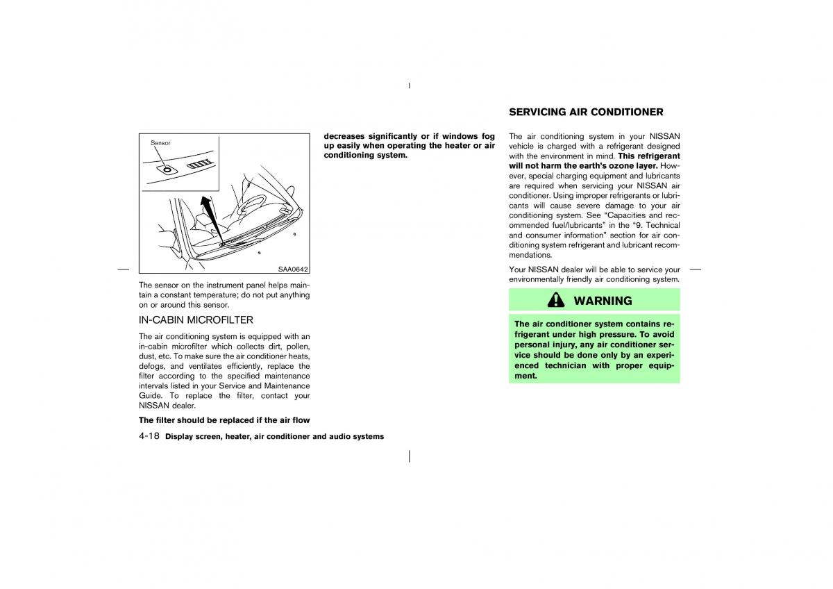 Nissan Murano Z50 owners manual / page 135