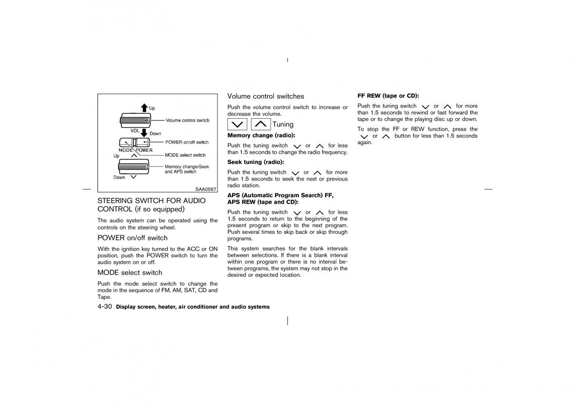 Nissan Murano Z50 owners manual / page 147