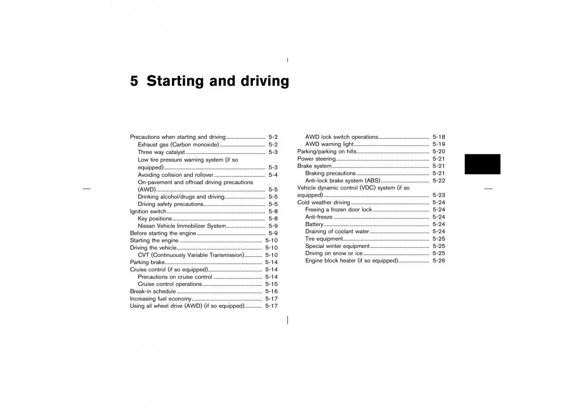 Nissan Murano Z50 owners manual / page 150