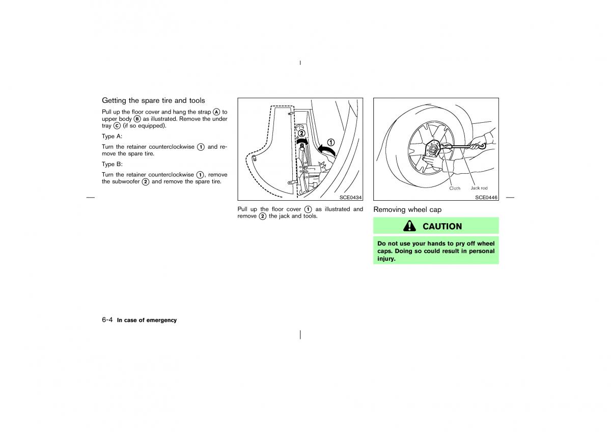 Nissan Murano Z50 owners manual / page 179