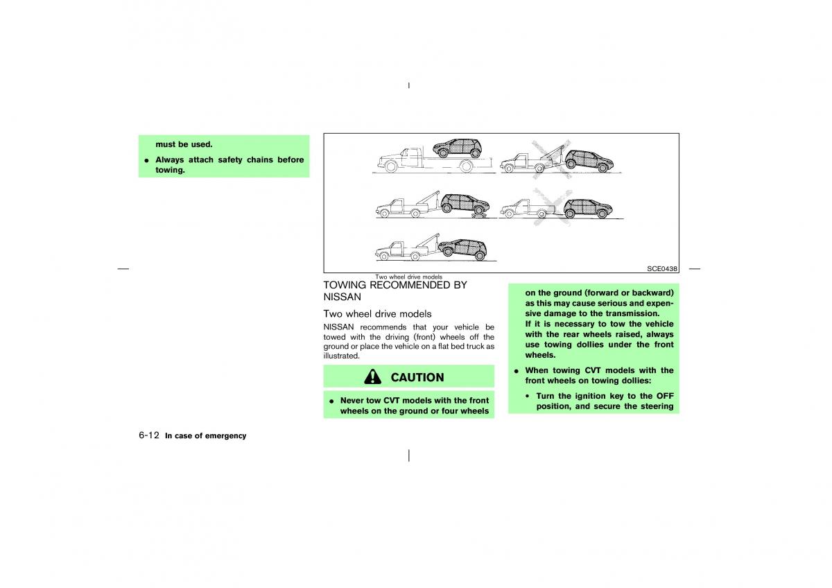 Nissan Murano Z50 owners manual / page 187