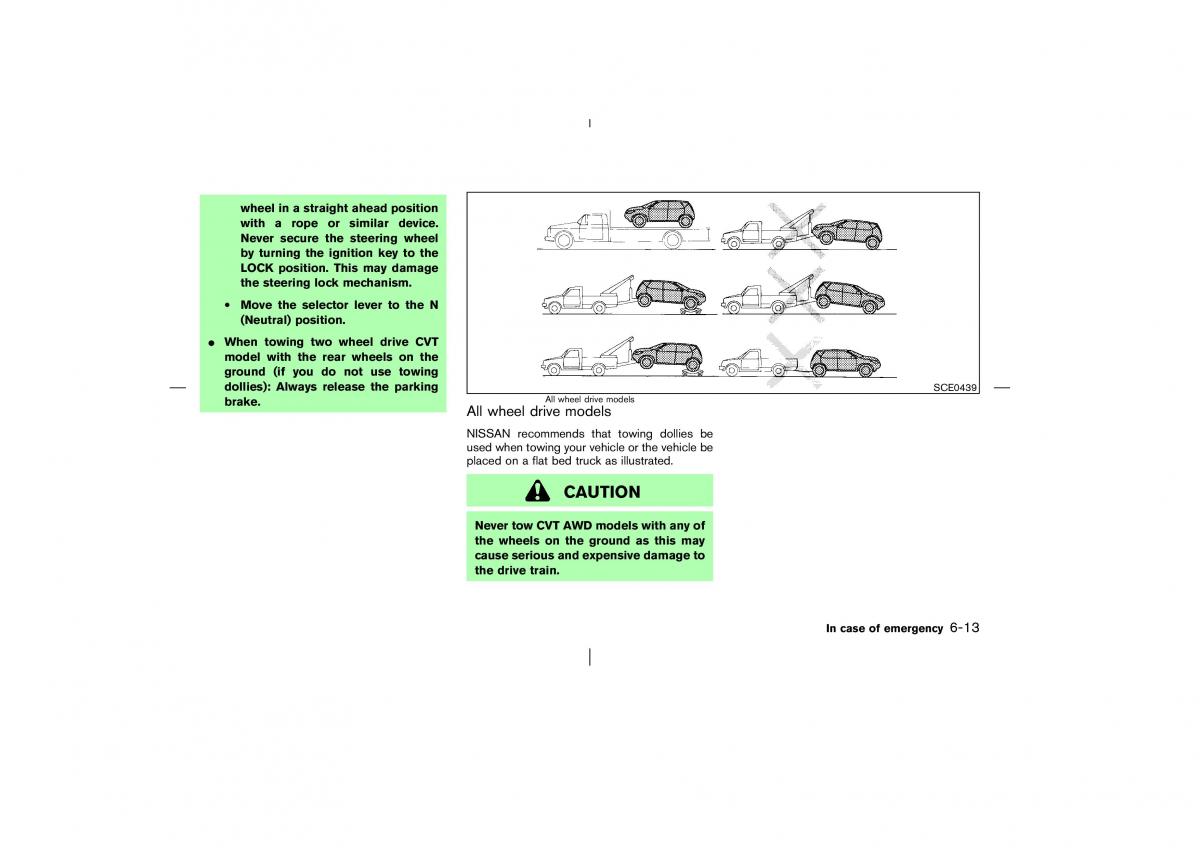 Nissan Murano Z50 owners manual / page 188