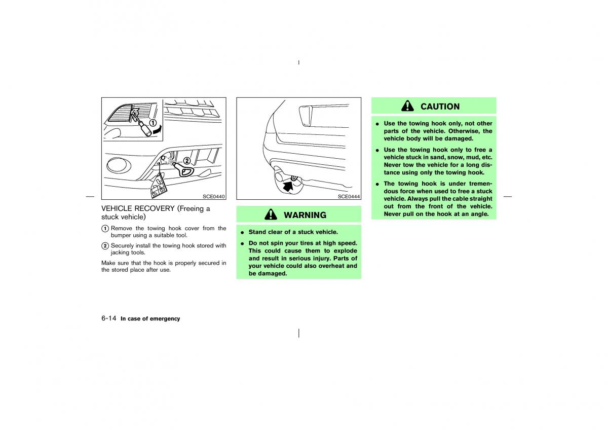 Nissan Murano Z50 owners manual / page 189