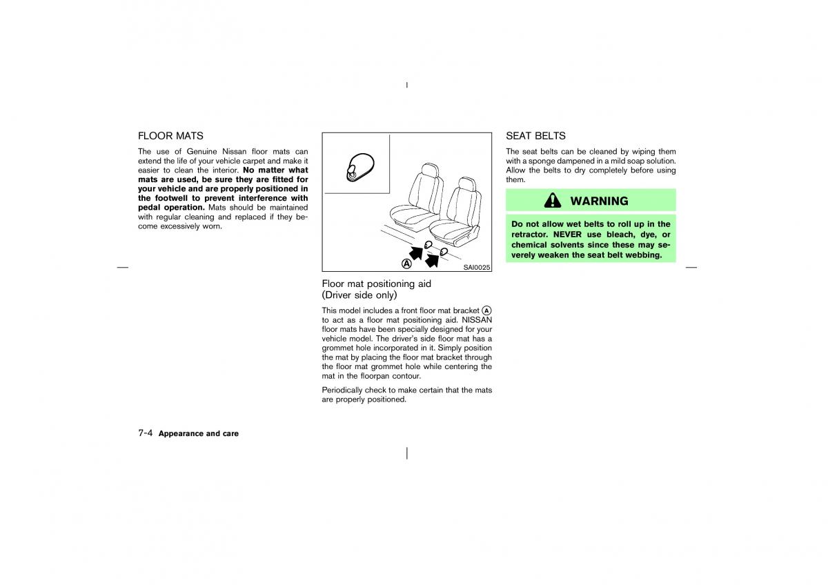 Nissan Murano Z50 owners manual / page 193