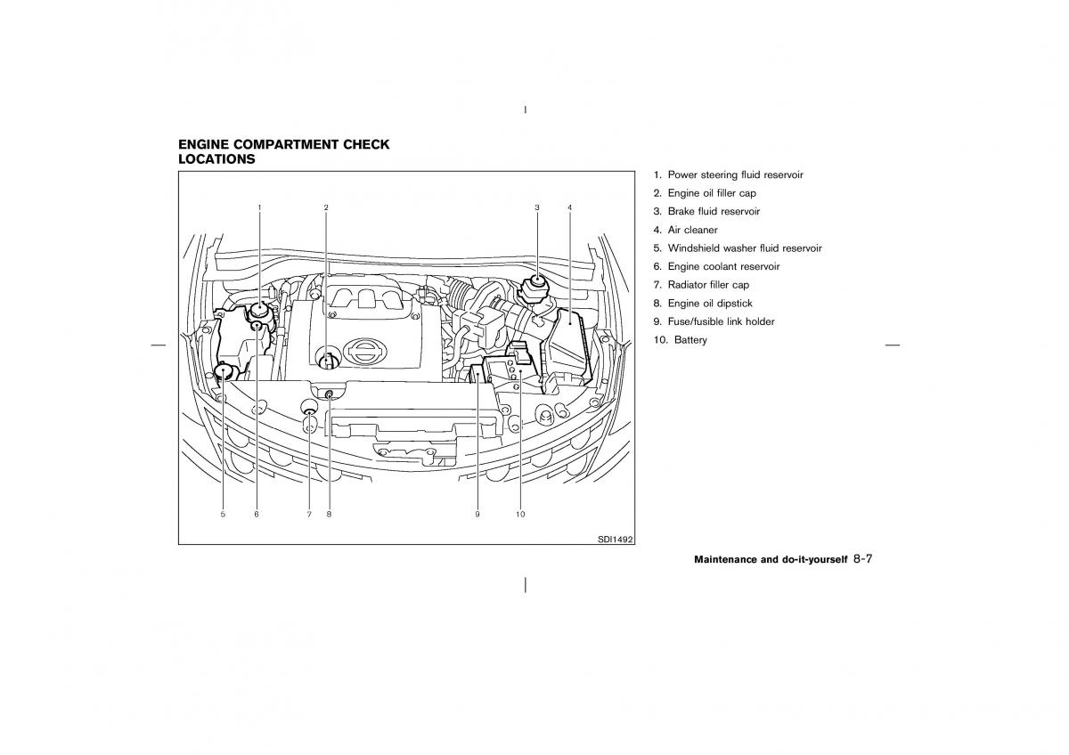 Nissan Murano Z50 owners manual / page 202