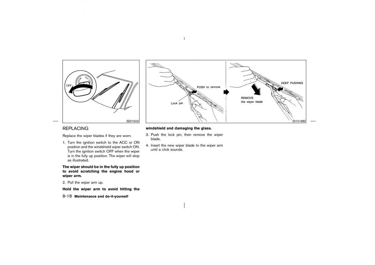 Nissan Murano Z50 owners manual / page 213