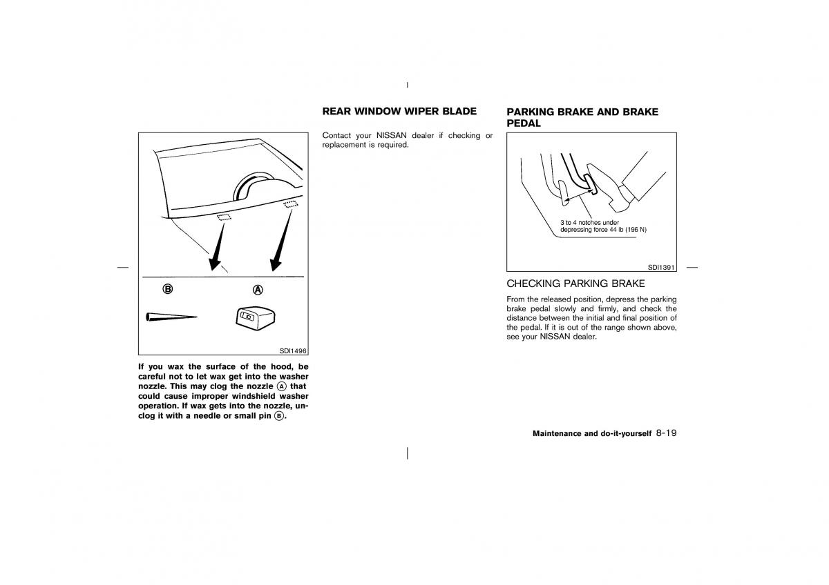 Nissan Murano Z50 owners manual / page 214