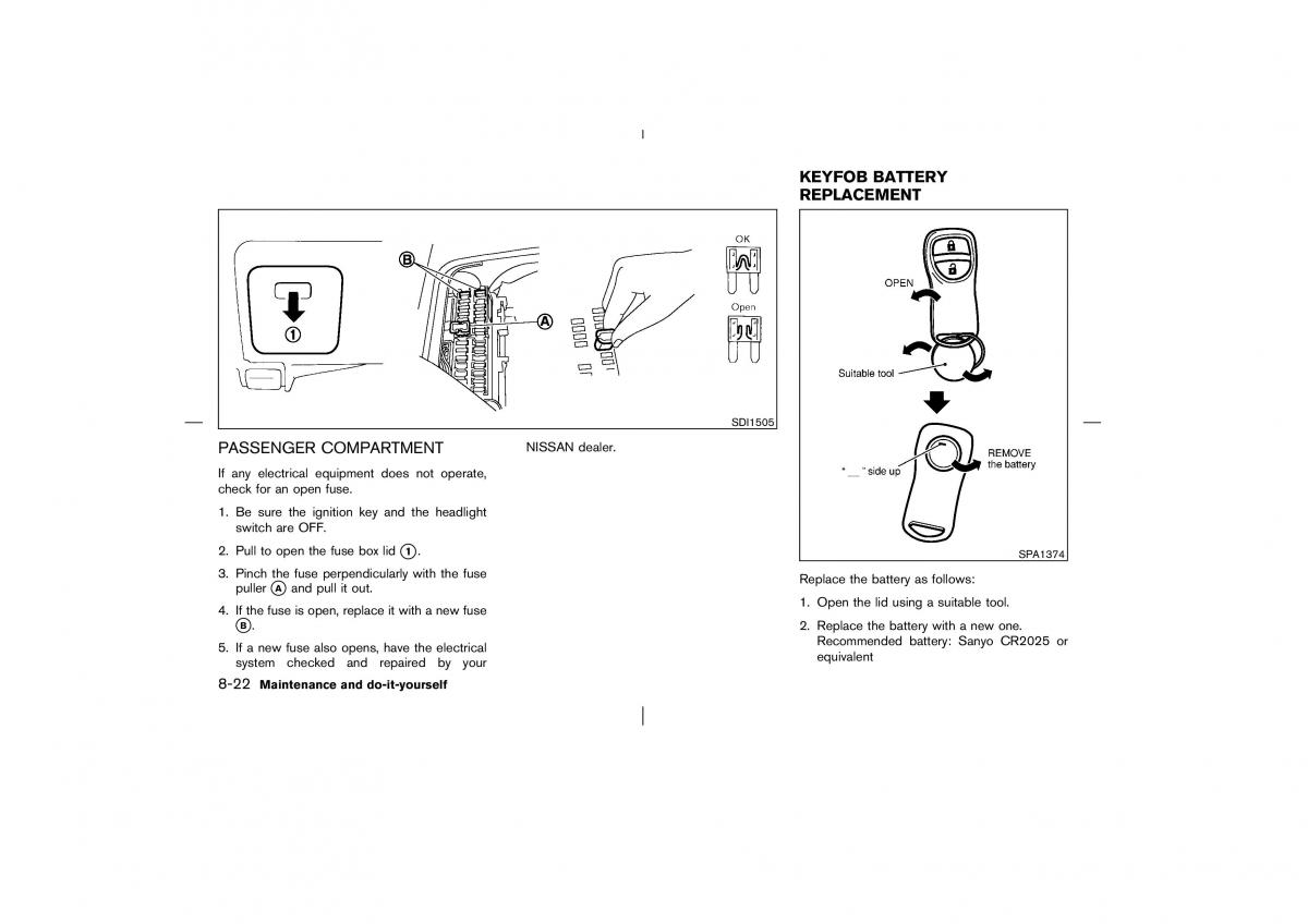 Nissan Murano Z50 owners manual / page 217