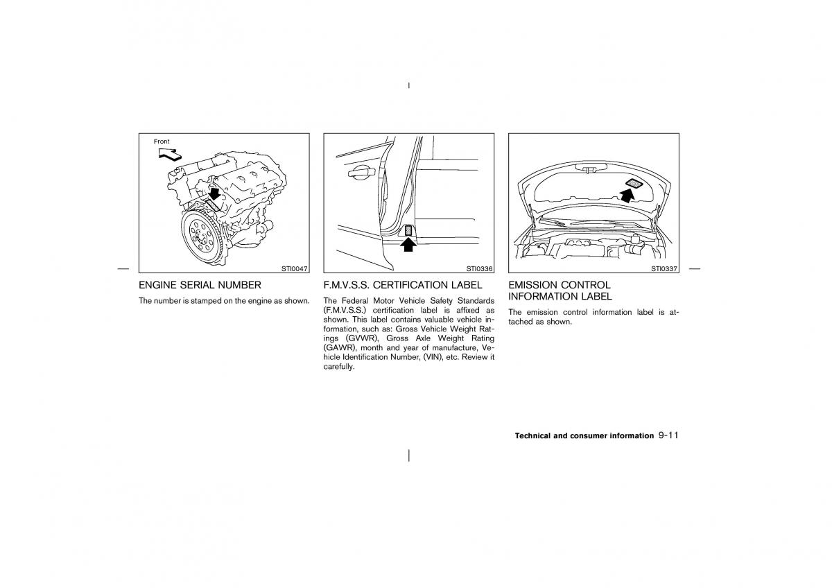 Nissan Murano Z50 owners manual / page 242