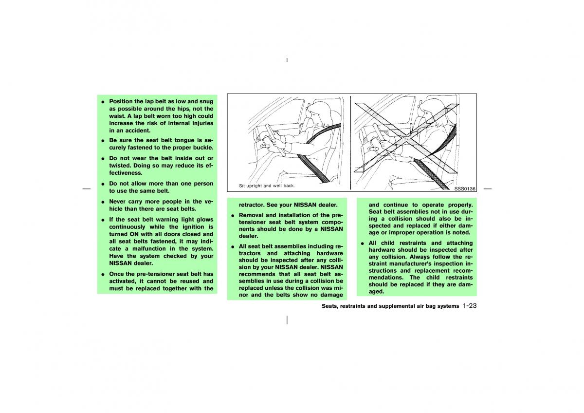 Nissan Murano Z50 owners manual / page 28